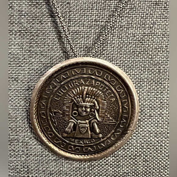 Taxco Mexico Eagle 28 Silver Pin Brooch Signed-  Bernice I GoodSpeed Zapotecas - Picture 3 of 7